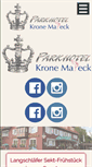 Mobile Screenshot of kronemaleck.de